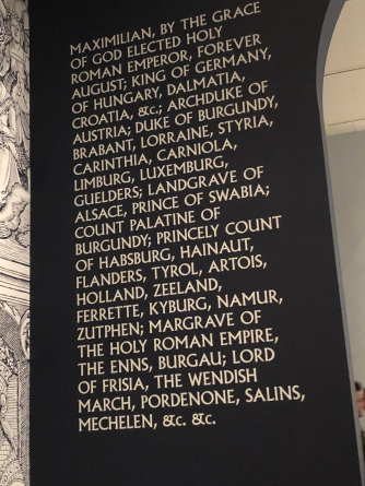 The titles of Maximilian I