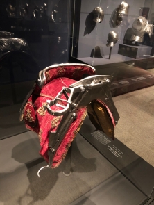 Horse saddle with bracket for stowing lance, designed by Maximilian.